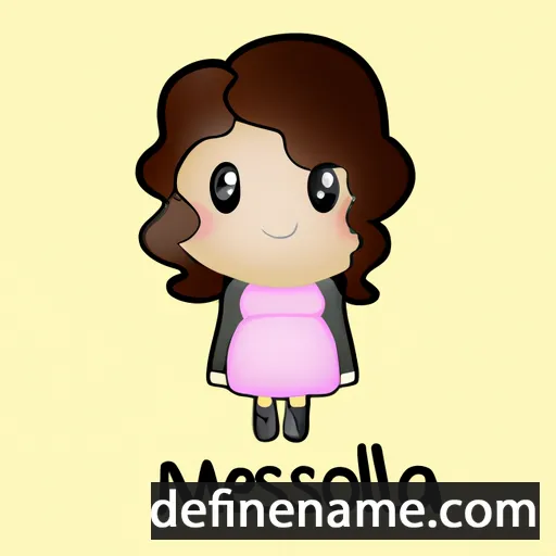 cartoon of the name Melissia