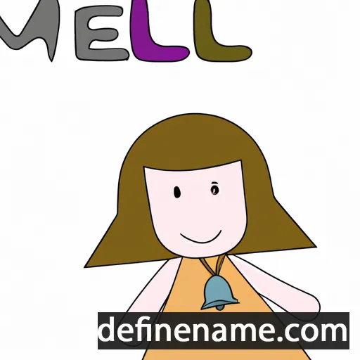 cartoon of the name Mell