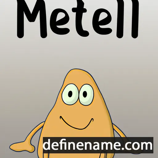 cartoon of the name Mellet