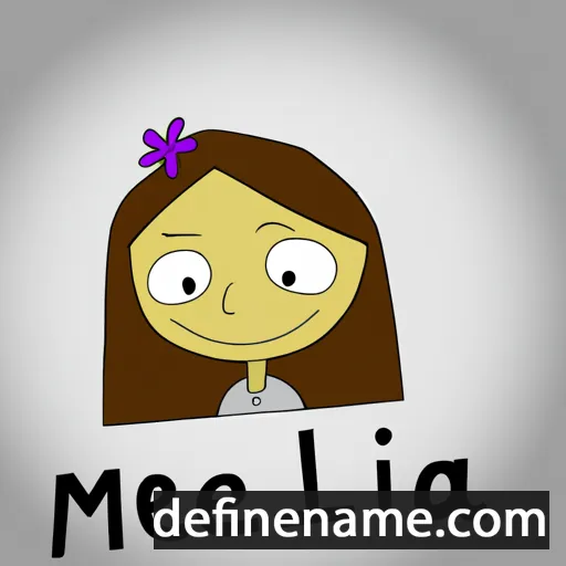 Mellida cartoon