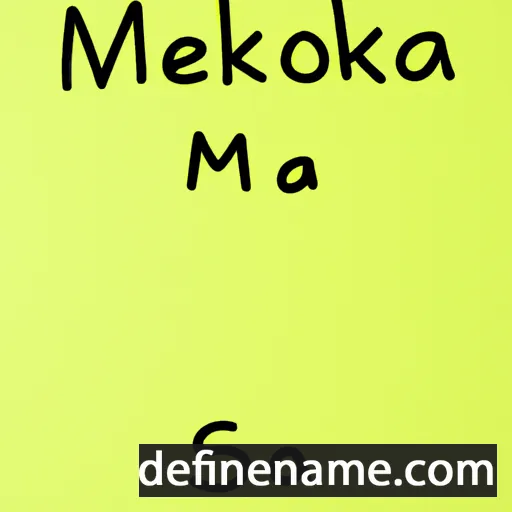 Melokia cartoon