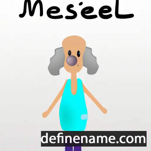 cartoon of the name Melsene