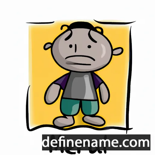 cartoon of the name Melur