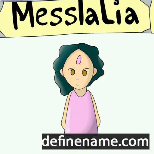 cartoon of the name Melusina