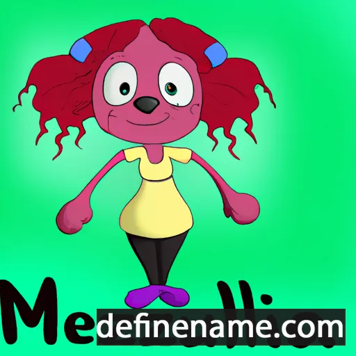 cartoon of the name Meluzina