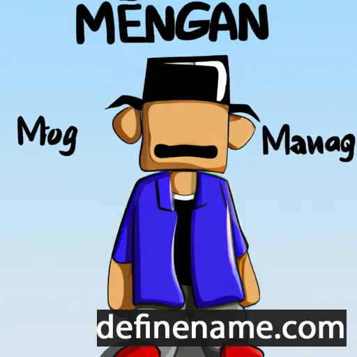 cartoon of the name Memang