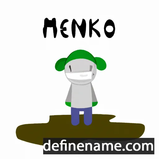 cartoon of the name Memeko