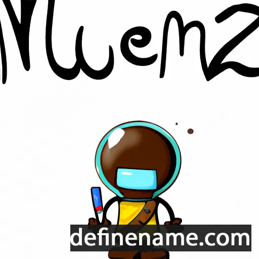 cartoon of the name Memzgun