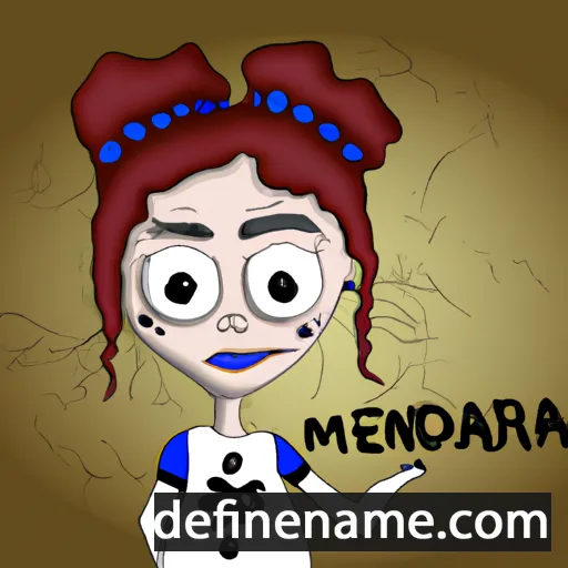 cartoon of the name Mendrika