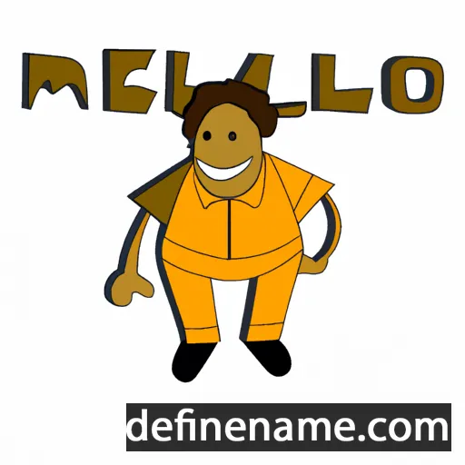 cartoon of the name Menelao