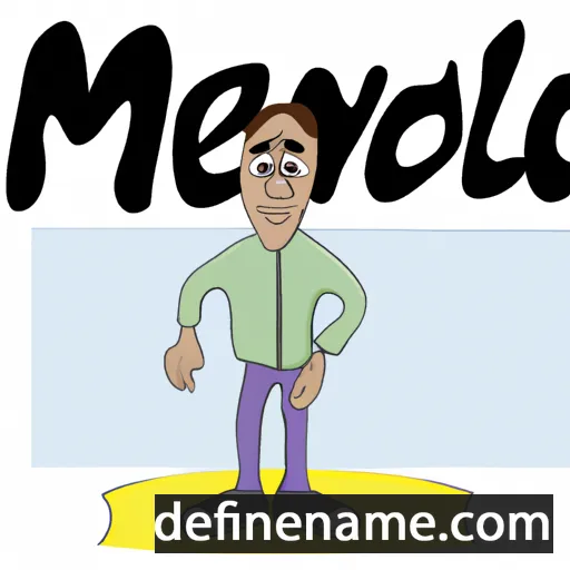 Menendo cartoon