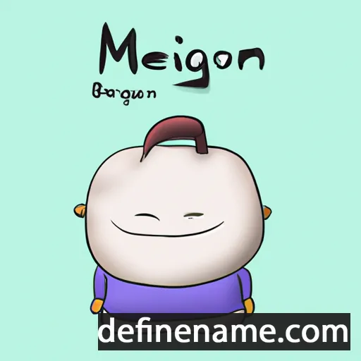 cartoon of the name Mengbao