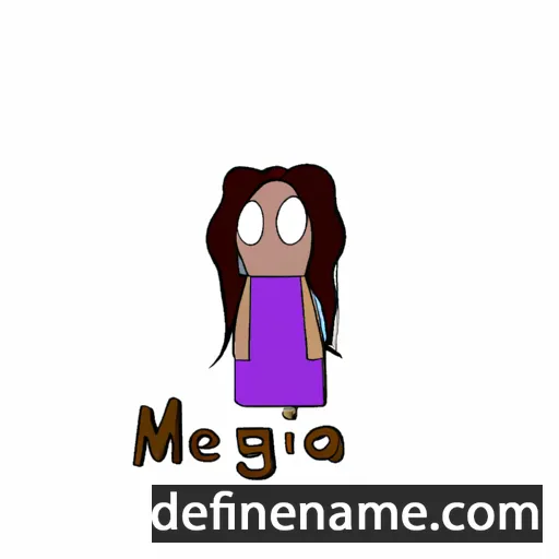 Mengia cartoon