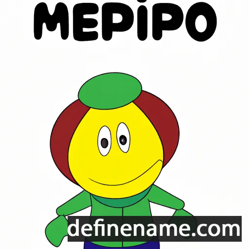 cartoon of the name Menippo