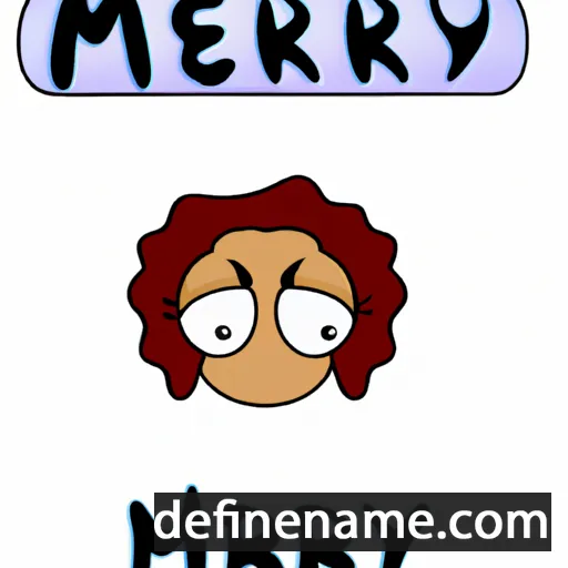 cartoon of the name Méraïyeu