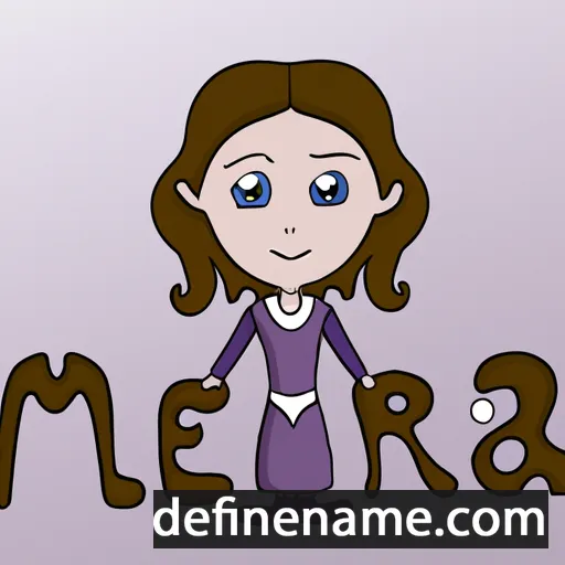 cartoon of the name Mëria