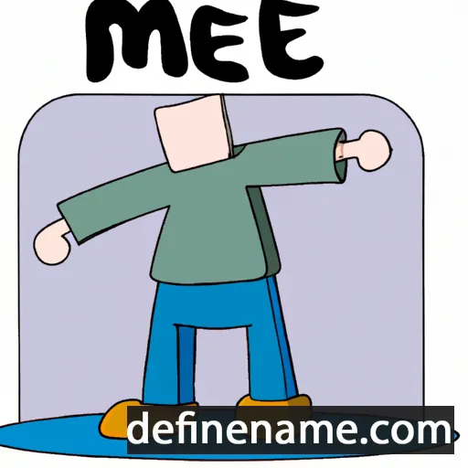 cartoon of the name Menne