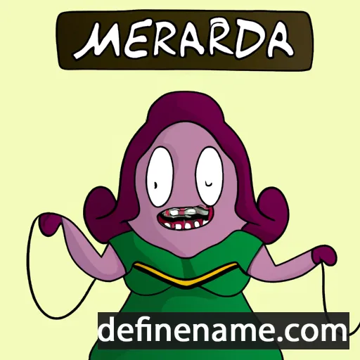 cartoon of the name Menodóra