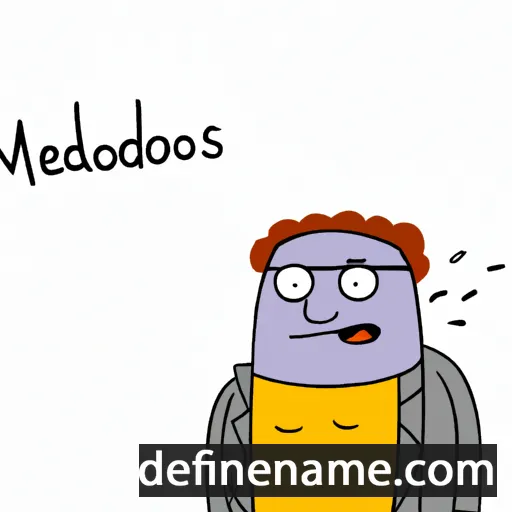 cartoon of the name Menodotos