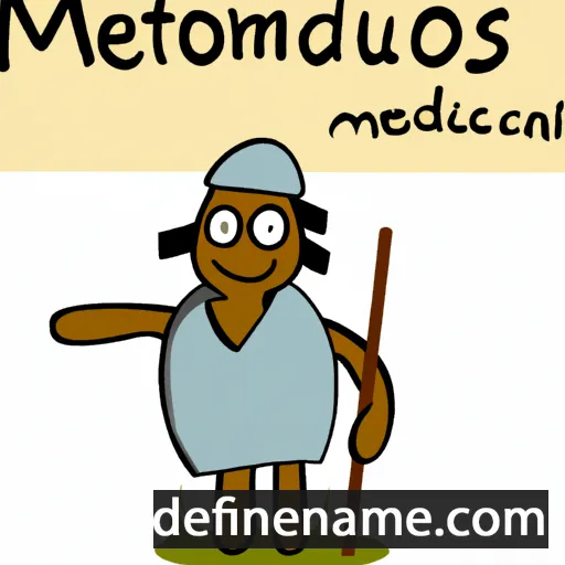 cartoon of the name Menodotus