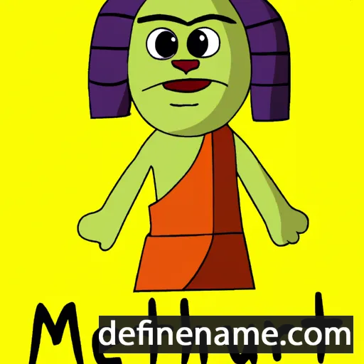 cartoon of the name Mentuhotep