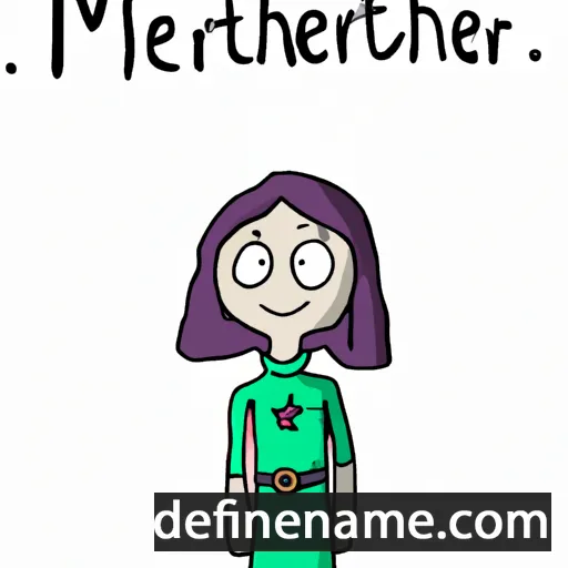 cartoon of the name Meranthe