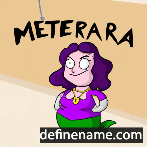 cartoon of the name Merberta