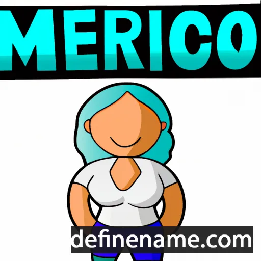 cartoon of the name Merced