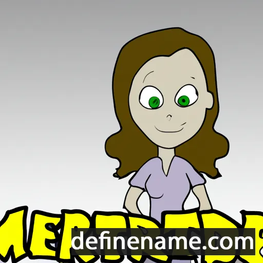 cartoon of the name Meredeth