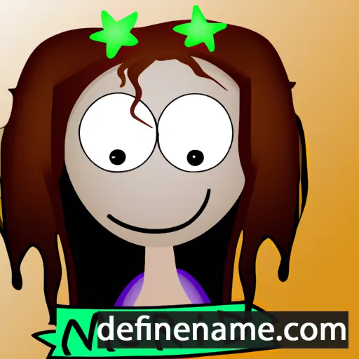 cartoon of the name Meredi