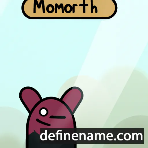 cartoon of the name Meremoth