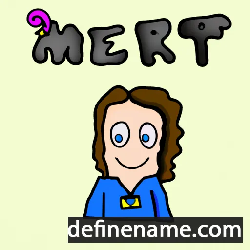 cartoon of the name Meret