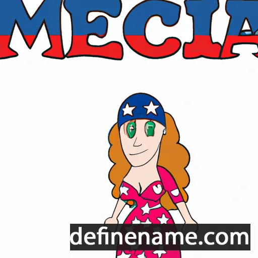 cartoon of the name Merica