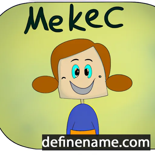 cartoon of the name Mericke