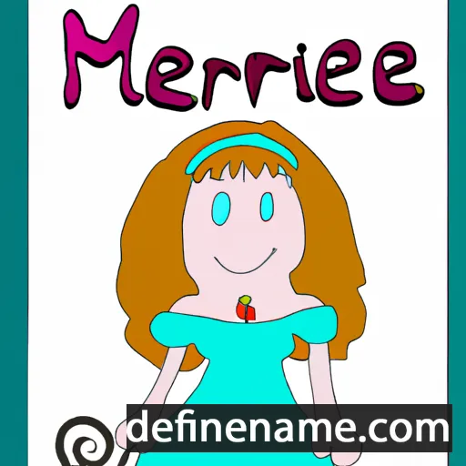 cartoon of the name Merieme