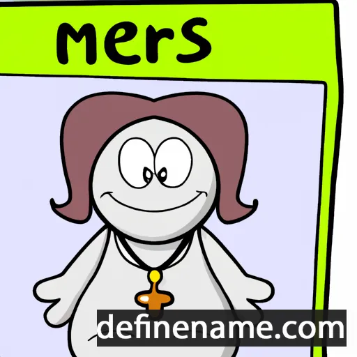 cartoon of the name Meris