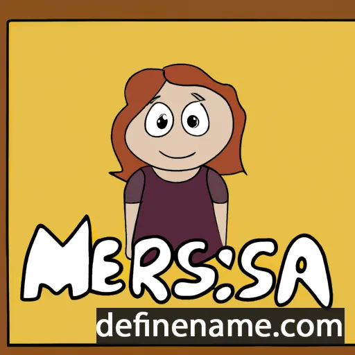 cartoon of the name Merissa