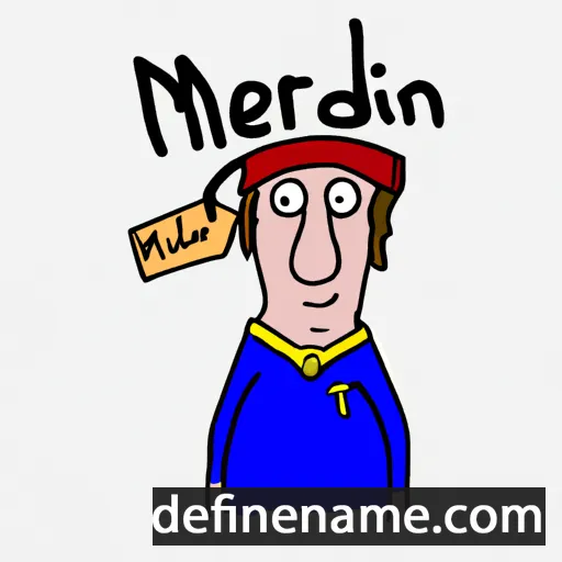 cartoon of the name Merlind