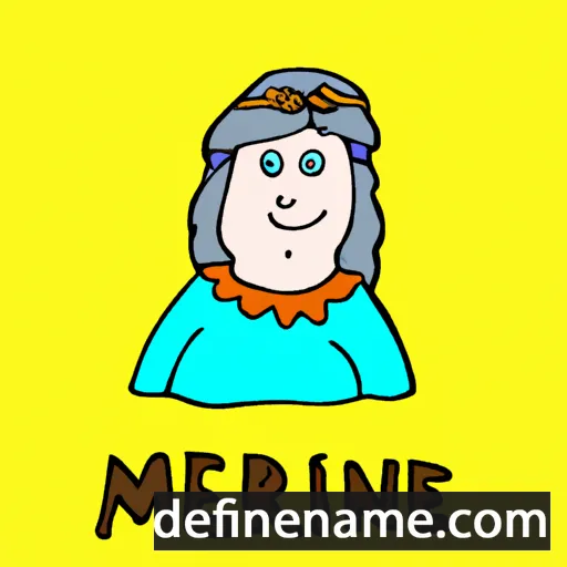 cartoon of the name Merline