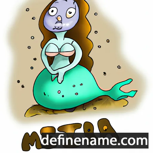 cartoon of the name Mermeta