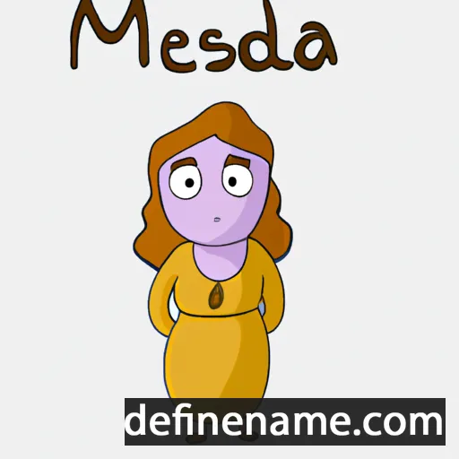 cartoon of the name Mersada