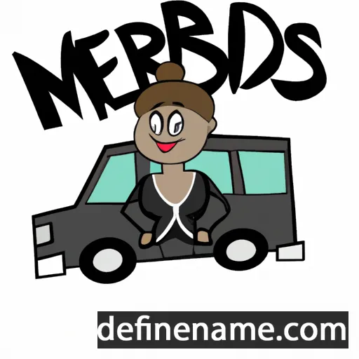 cartoon of the name Mersedes