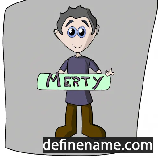 cartoon of the name Mertyn