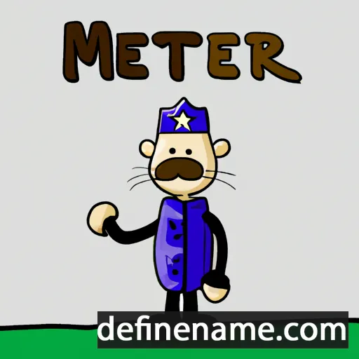 cartoon of the name Meruert