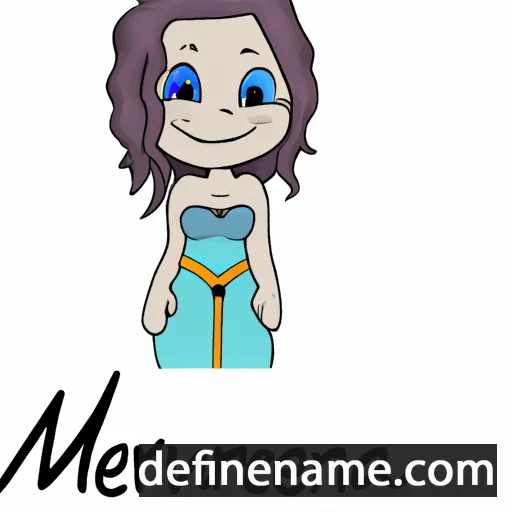 cartoon of the name Merwenna