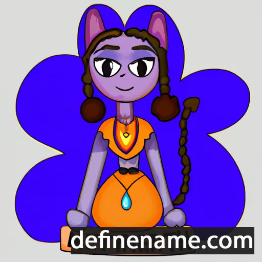 cartoon of the name Merysekhmet