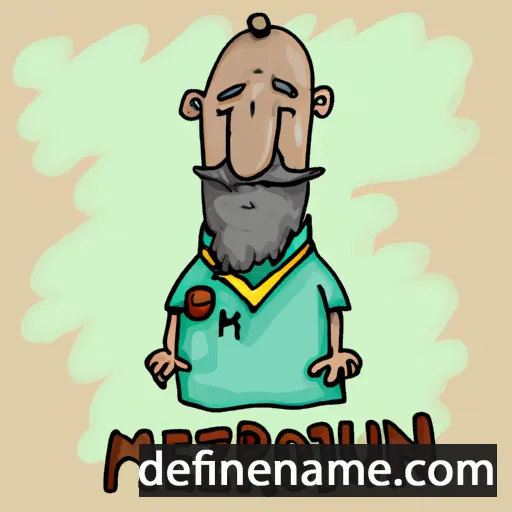 cartoon of the name Merzhin