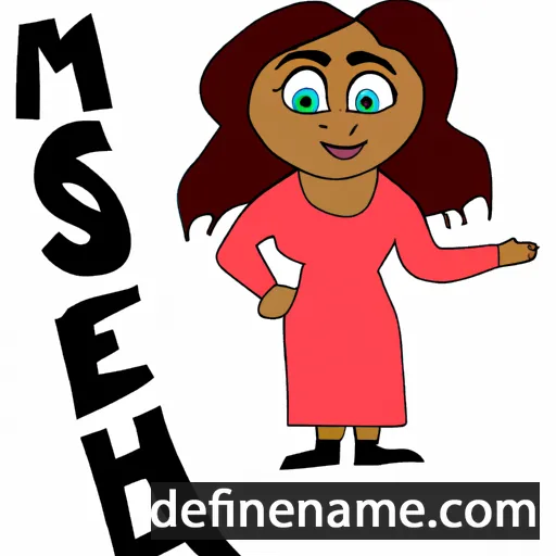 cartoon of the name Meshesha