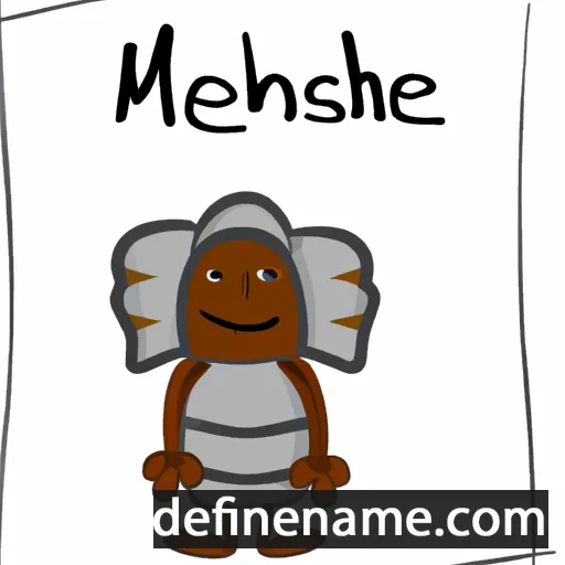 Meshullemeth cartoon