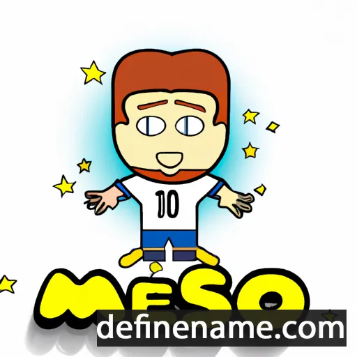 Messi cartoon